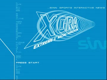 XGRA Extreme G Racing Association (USA) screen shot title